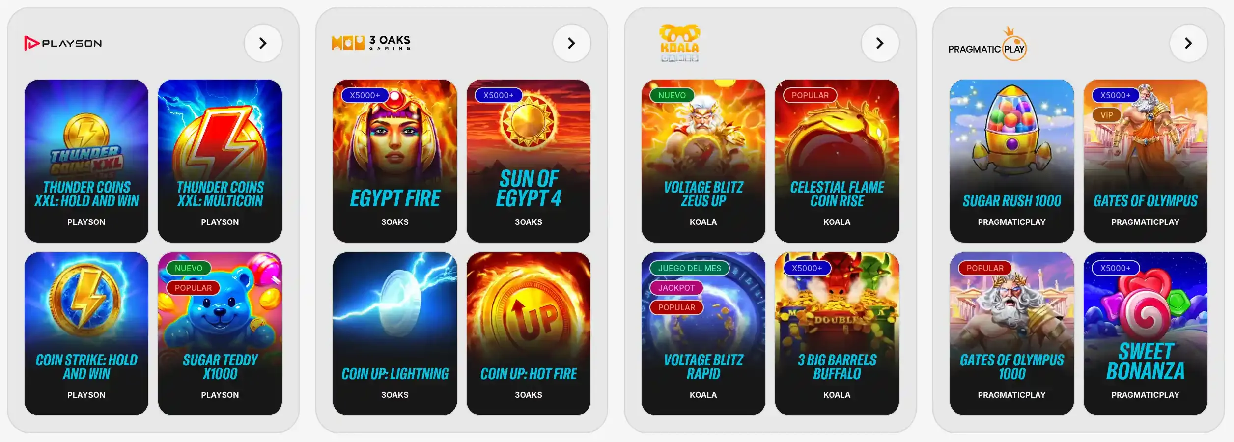 Orobet CL Juegos